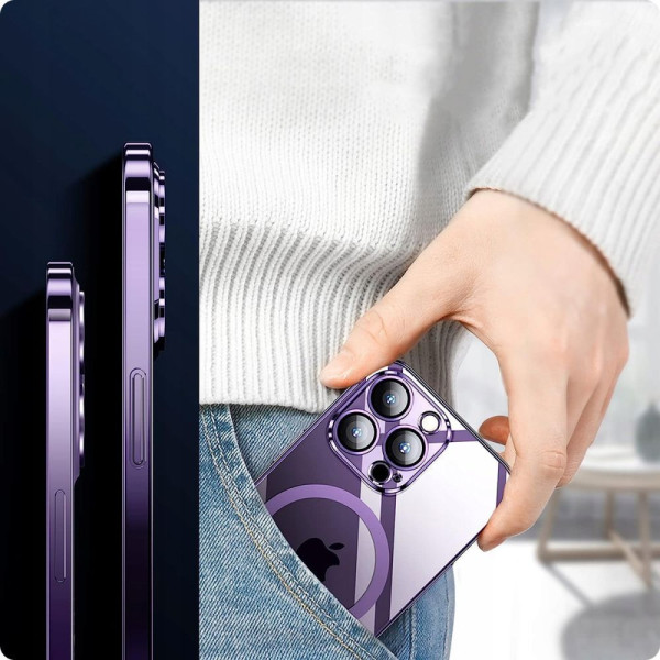 Etui Do iPhone 15 Tech-Protect Magshine MagSafe Przezroczysty
