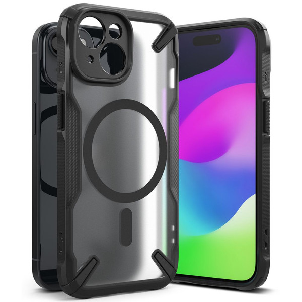 Etui Do iPhone 15 Plus Ringke Fusion X Magnetic MagSafe Czarny Matowy