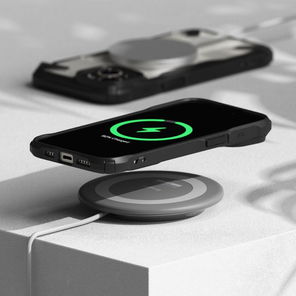 Etui Do iPhone 15 Plus Ringke Fusion X Magnetic MagSafe Czarny Matowy
