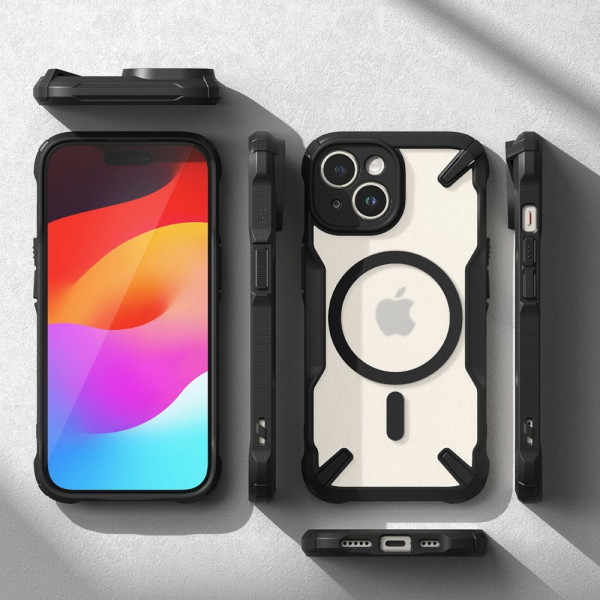 Etui Do iPhone 15 Plus Ringke Fusion X Magnetic MagSafe Czarny Matowy