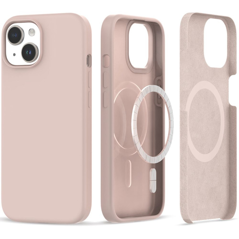 Etui Do iPhone 15 Tech-Protect Silicone MagSafe Różowy