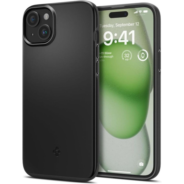 Etui Do iPhone 15 Plus Spigen Thin Fit Czarny