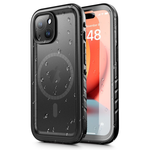 Etui Do iPhone 15 Tech-Protect Shellbox MagSafe IP68 Czarny