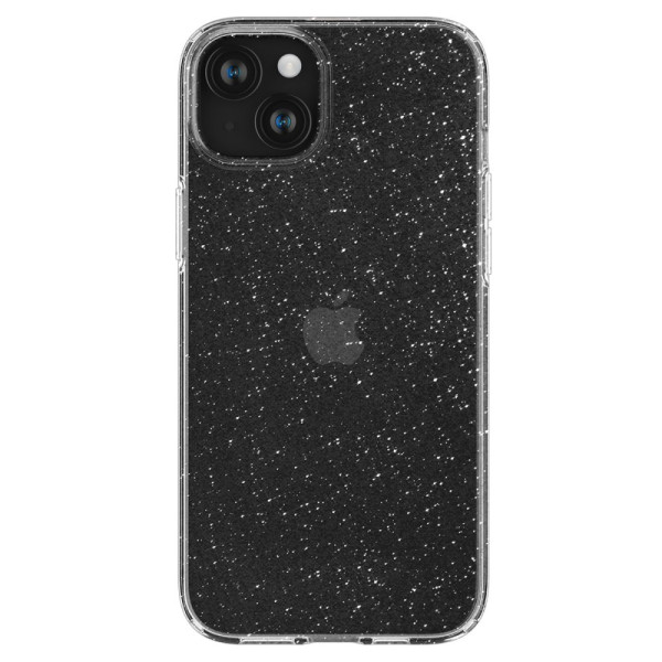 Etui Do iPhone 15 Plus Spigen Liquid Crystal Przezroczysty Brokatowy