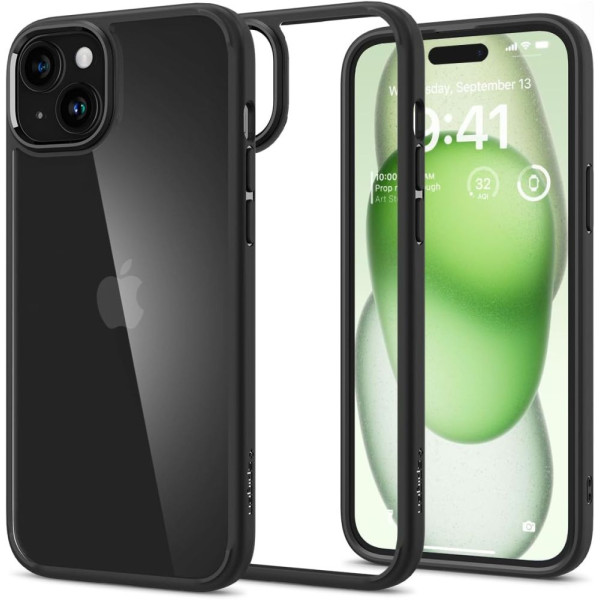 Etui Do iPhone 15 Plus Spigen Ultra Hybrid Czarny Matowy