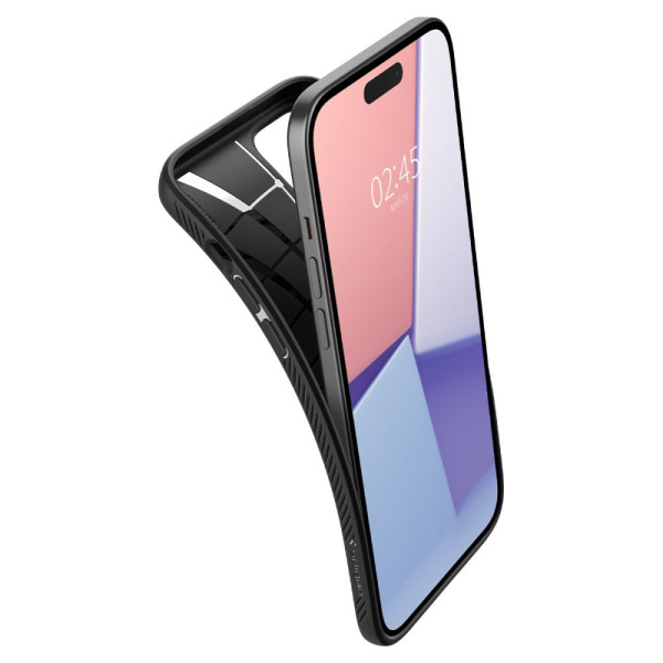 Etui Do iPhone 15 Spigen Liquid Air Czarny Matowy