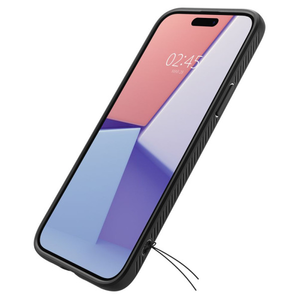 Etui Do iPhone 15 Spigen Liquid Air Czarny Matowy