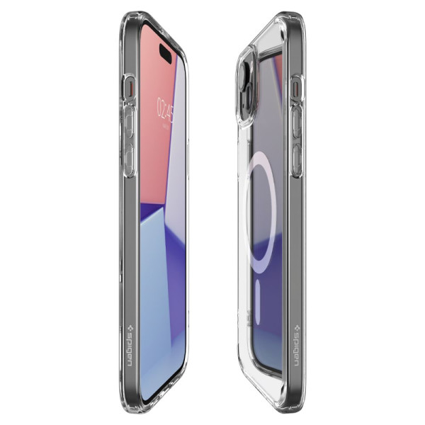Etui Do iPhone 15 Spigen Ultra Hybrid Mag MagSafe Biały