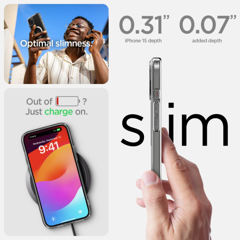 Etui Do iPhone 15 Spigen Ultra Hybrid Mag...