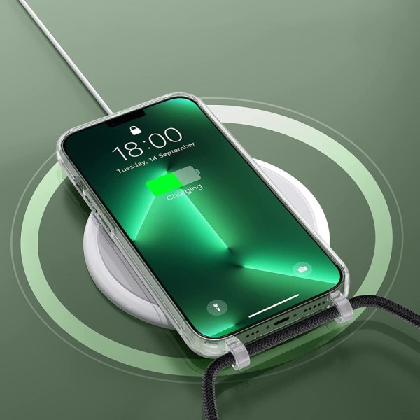 Etui Do iPhone 15 Tech-Protect Flexair Chain MagSafe Przezroczysty