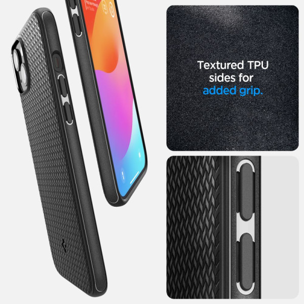 Etui Do iPhone 15 Spigen Mag Armor MagSafe Czarny Matowy