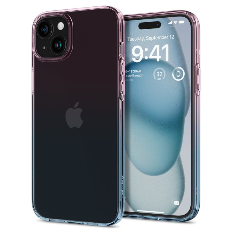 Etui Do iPhone 15 Spigen Liquid Crystal Różowy