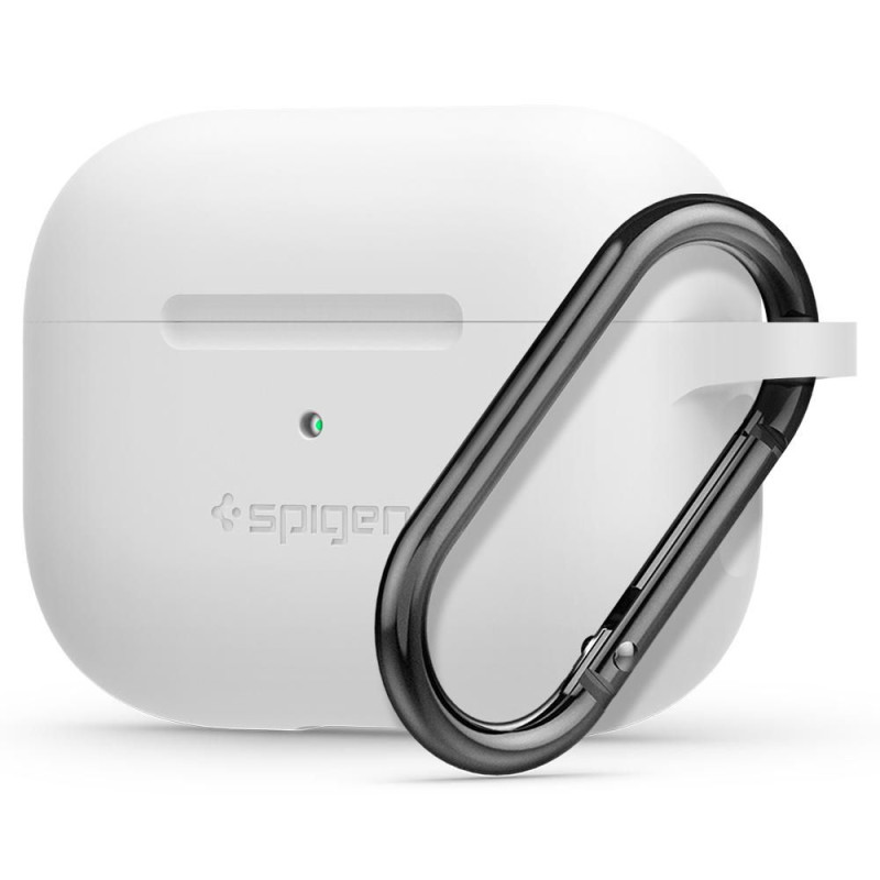 Etui Do Apple AirPods Pro 1 Spigen Silicone Fit Biały