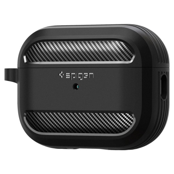 Etui Do Apple AirPods Pro 1 / 2 Spigen Rugged Armor Czarny Matowy