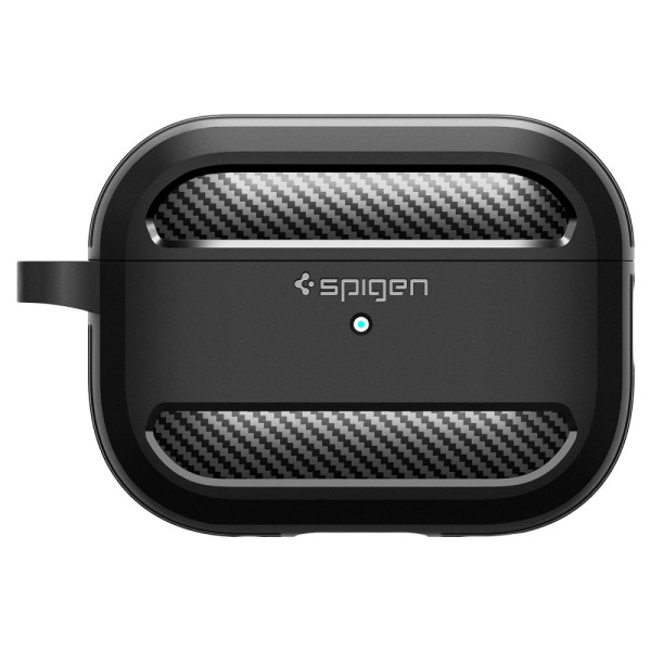 Etui Do Apple AirPods Pro 1 / 2 Spigen Rugged Armor Czarny Matowy
