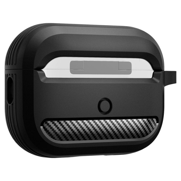 Etui Do Apple AirPods Pro 1 / 2 Spigen Rugged Armor Czarny Matowy