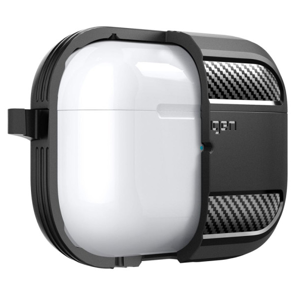 Etui Do Apple AirPods Pro 1 / 2 Spigen Rugged Armor Czarny Matowy