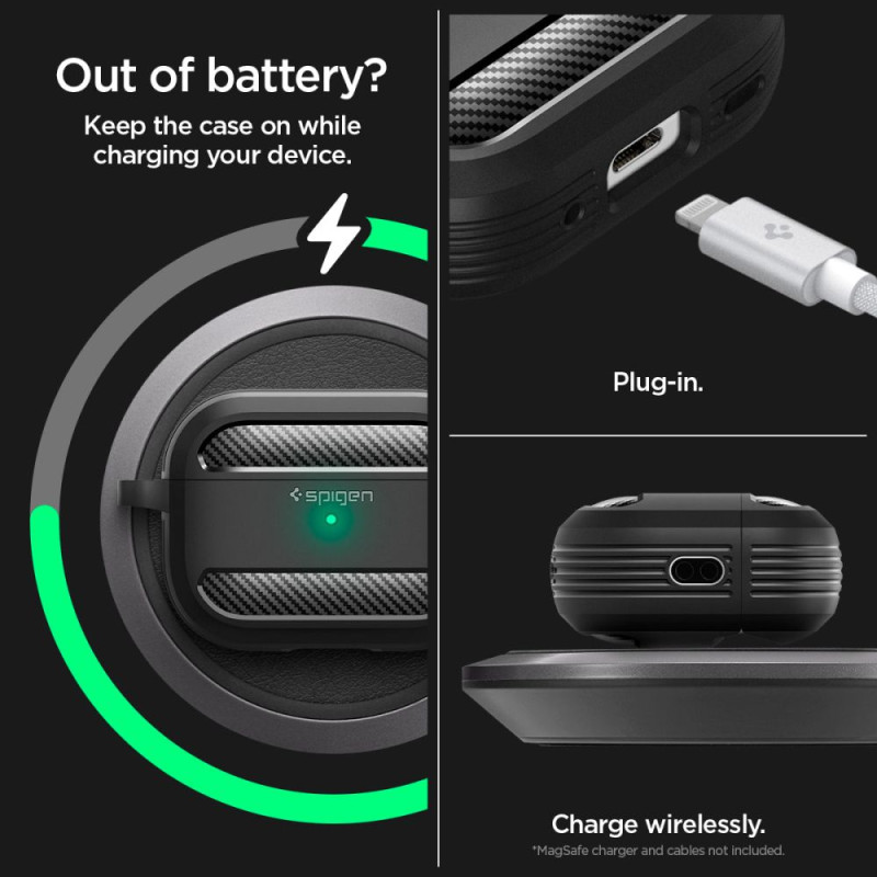Etui Do Apple AirPods Pro 1 / 2 Spigen Rugged...
