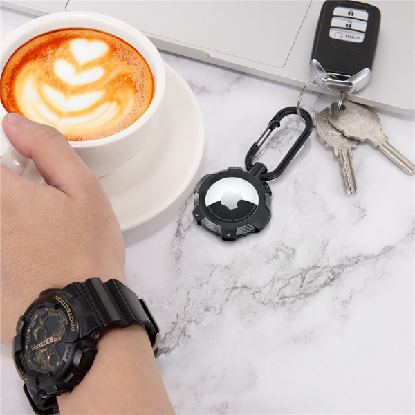 Etui Do Apple AirTag Tech-Protect Tpucarbon Czarny