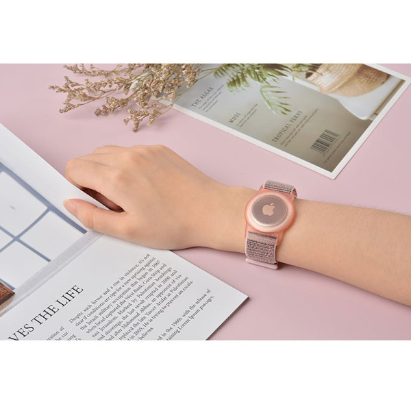 Pasek Do Apple AirTag Tech-Protect Nylon For Kids Niebieski