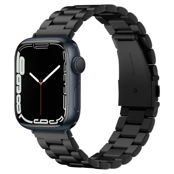 Bransoletka Do Apple Watch 42 / 44 / 45 / 49 mm Spigen Fit Band Czarny