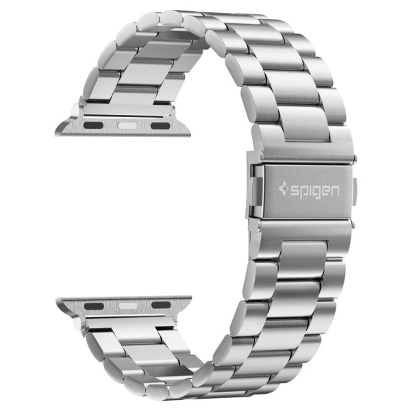 Bransoletka Do Apple Watch 42 / 44 / 45 / 49 mm Spigen Fit Band Srebrny
