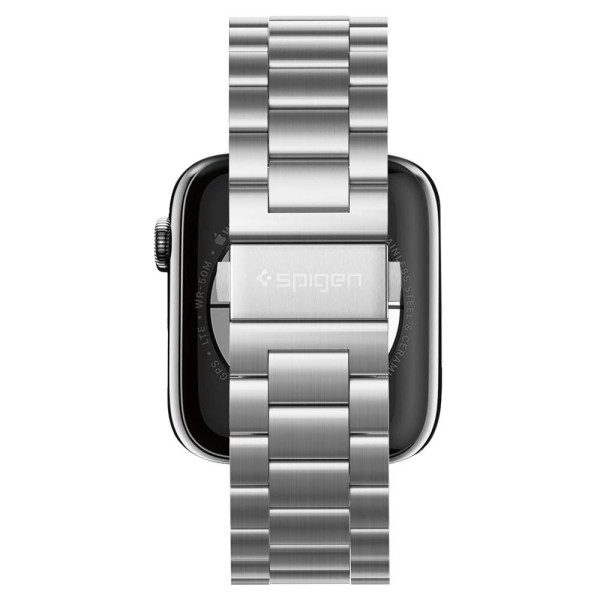 Bransoletka Do Apple Watch 42 / 44 / 45 / 49 mm Spigen Fit Band Srebrny