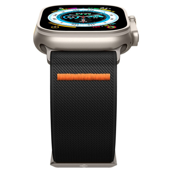 Pasek Do Apple Watch 42 / 44 / 45 / 49 mm Spigen Fit Lite Ultra Czarny