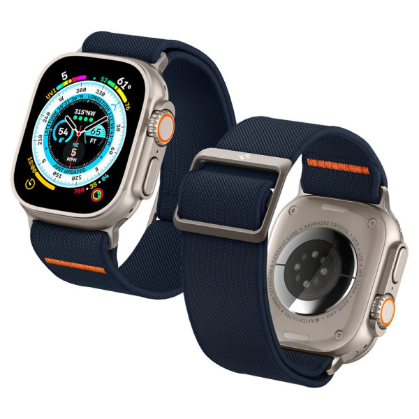 Pasek Do Apple Watch 42 / 44 / 45 / 49 mm Spigen Fit Lite Ultra Niebieski