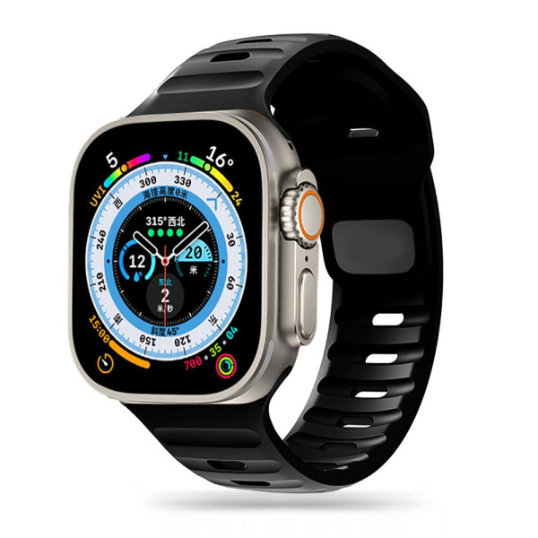 Pasek Do Apple Watch 42 / 44 / 45 / 49 mm Tech-Protect Icon Band Line Czarny