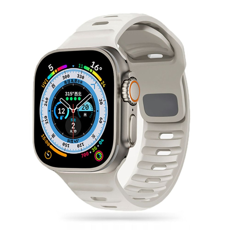 Pasek Do Apple Watch 42 / 44 / 45 / 49 mm Tech-Protect Icon Band Line Beżowy