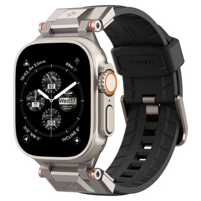 Pasek Do Apple Watch 42 / 44 / 45 / 49 mm Spigen Durapro Armor Czarny