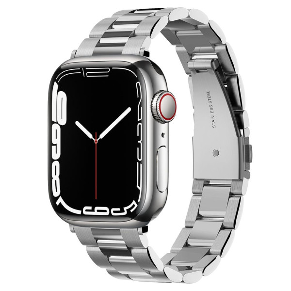 Bransoletka Do Apple Watch 38 / 40 / 41 mm Spigen Fit Band Srebrny