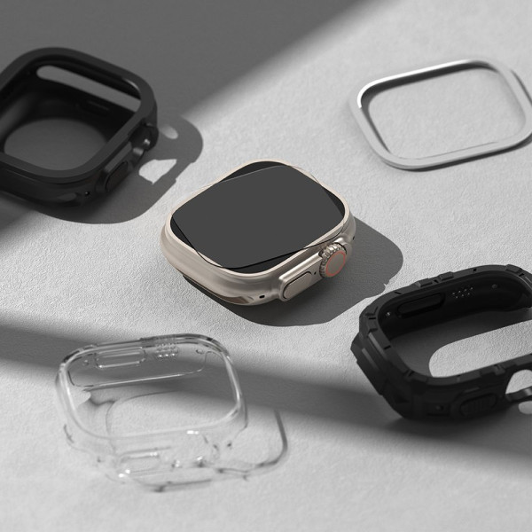 Szkło Hartowane Ringke Id Fc Glass 4 - Pack Apple Watch 49 mm