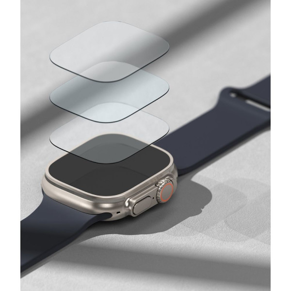 Szkło Hartowane Ringke Id Fc Glass 4 - Pack Apple Watch 49 mm
