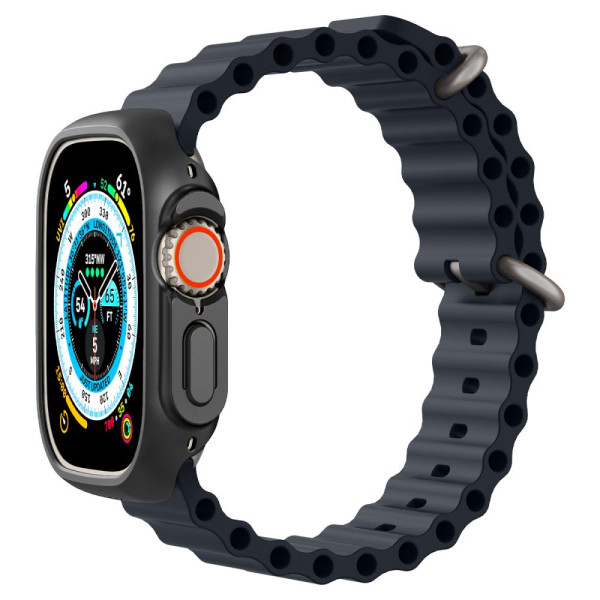 Etui Do Apple Watch 49 mm Spigen Thin Fit Czarny
