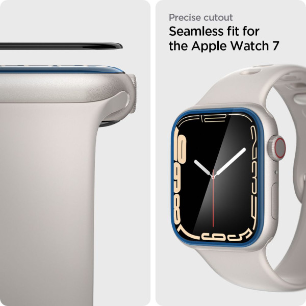 2x Szkło Hybrydowe Spigen Proflex " Ez Fit " Apple Watch 45 mm