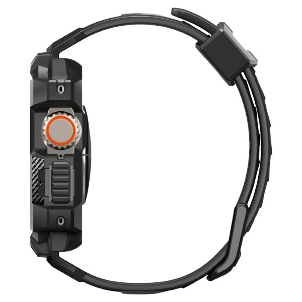 Etui Z Paskiem Do Apple Watch 49 mm Spigen Rugged Armor Pro Czarny
