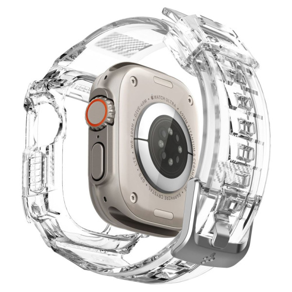 Etui Z Paskiem Do Apple Watch 49 mm Spigen Rugged Armor Pro Przezroczysty