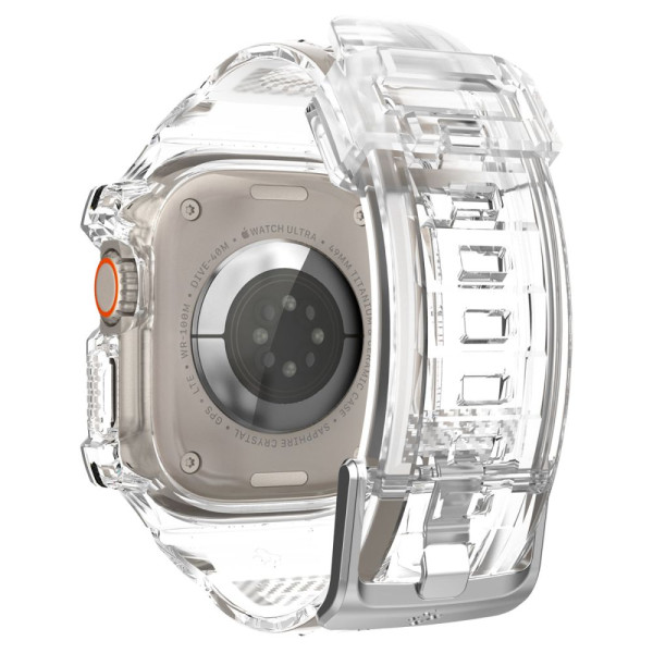 Etui Z Paskiem Do Apple Watch 49 mm Spigen Rugged Armor Pro Przezroczysty