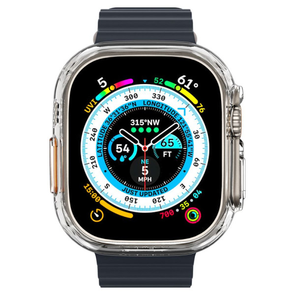 Etui Do Apple Watch 49 mm Spigen Thin Fit Przezroczysty