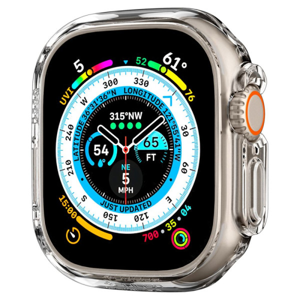 Etui Do Apple Watch 49 mm Spigen Thin Fit Przezroczysty