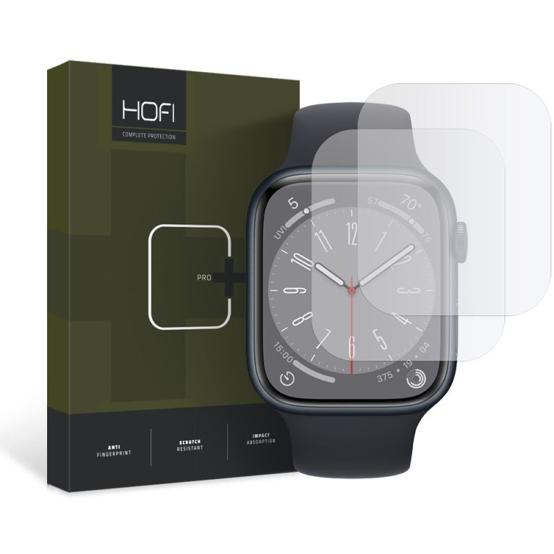 2x Folia Hydrożelowa Hofi Hydroflex Pro+ Apple Watch 44 / 45 mm