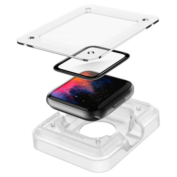 Szkło Hybrydowe Spigen Proflex " Ez Fit " Apple Watch 44 mm