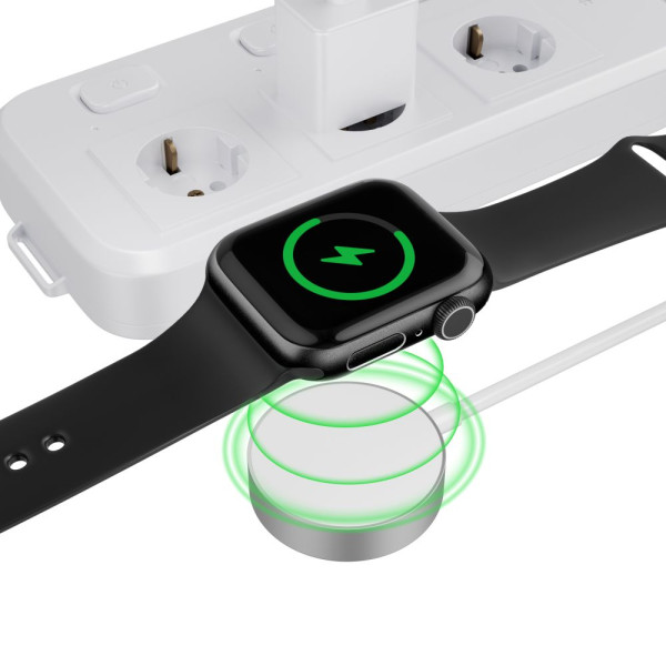 Magnetyczna Ładowarka Indukcyjna- Type-C 120 cm Apple Watch Tech-Protect Ultraboost Biały