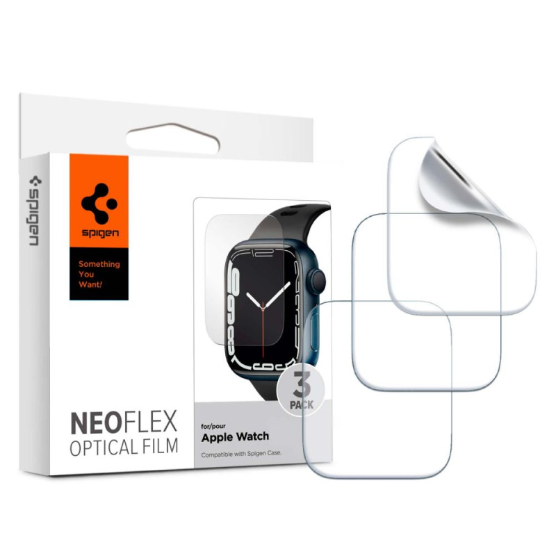 3x Folia Ochronna Spigen Neo Flex  Apple Watch 40 / 41 mm
