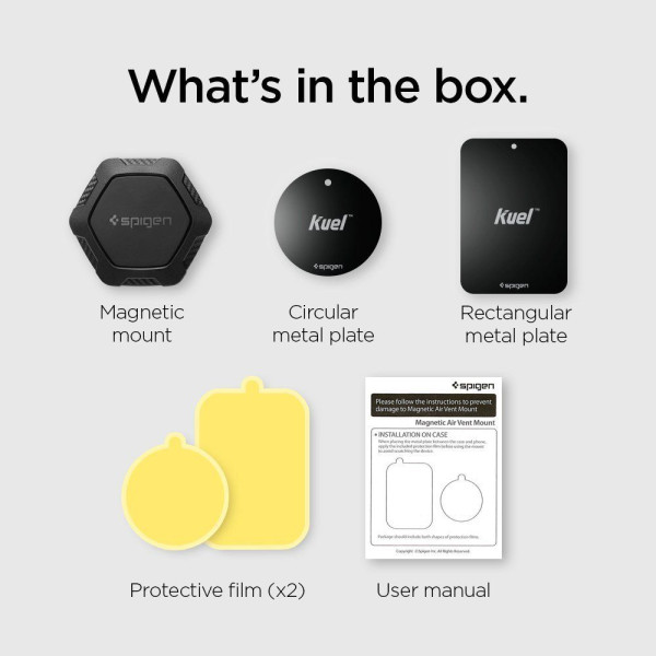 Uchwyt Samochodowy Na Telefon Spigen QS11 Czarny