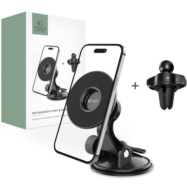 Uchwyt Samochodowy Na Telefon Tech-Protect N50 Czarny