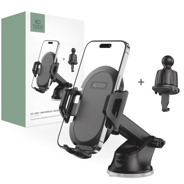 Uchwyt Samochodowy Na Telefon Tech-Protect V5 Czarny