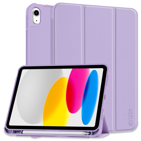 Etui Do iPad 10.9 2022 Tech-Protect Sc Pen Fioletowy